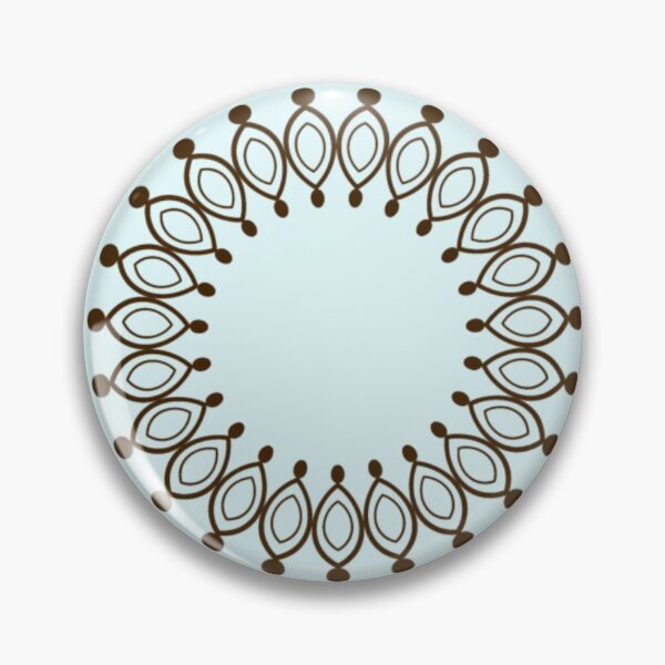 Item preview, Sun Fancy Brown on Pale Blue 5748 designed and sold by Art in My Loft.