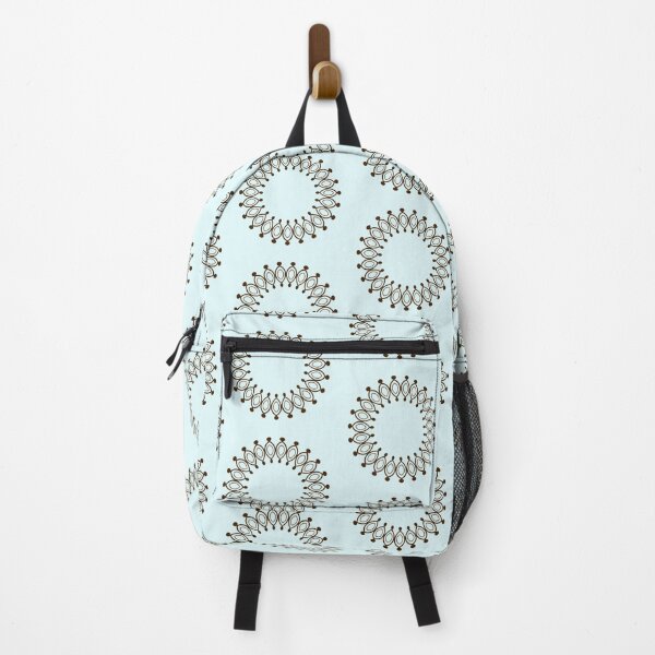 Item preview, Sun Fancy Brown on Pale Blue 5748 designed and sold by Art in My Loft.