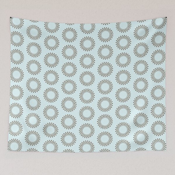 Item preview, Sun Fancy Brown on Pale Blue 5748 designed and sold by Art in My Loft.