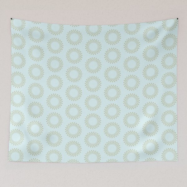 Item preview, Sun Fancy Taupe on Soft Blue 5748 designed and sold by Art in My Loft.