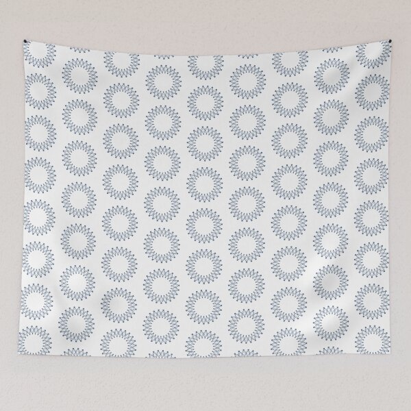 Item preview, Sun Fancy Blue on White 5748 designed and sold by Art in My Loft.
