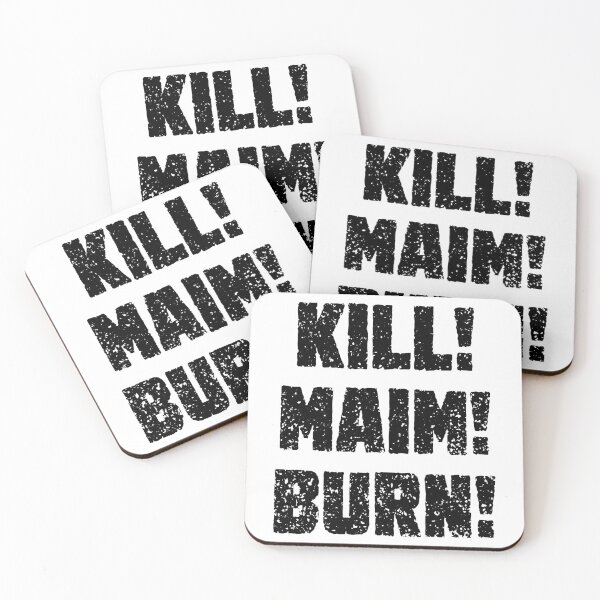 Item preview, Kharn - KILL! MAIM! BURN! (black text) designed and sold by conform.