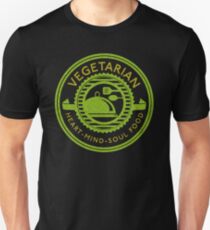 Vegetarian Heart Mind and Soul Food Unisex T-Shirt