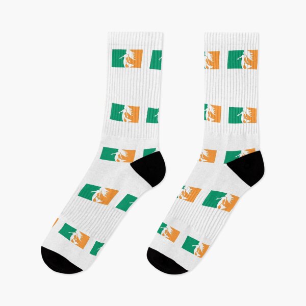 Item preview, Irish Mermaid Silhouette Ireland Tricolour Flag designed and sold by ShineEyePirate.