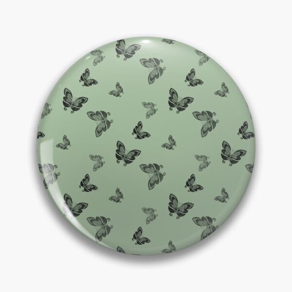 Item preview, Butterfly Pattern - Pastel green background | Cute Butterflies Pattern designed and sold by Violet Treasures.