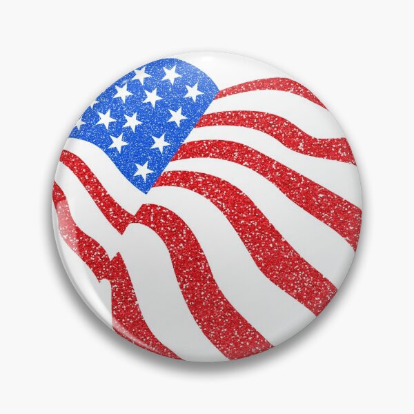 Artikelvorschau, Glitzernde USA-Flagge entworfen und verkauft von ChelleCreate.