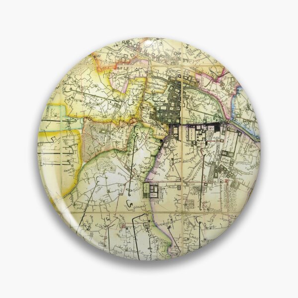 Item preview, Map of Tabriz in Iran (1880) designed and sold by ganje.