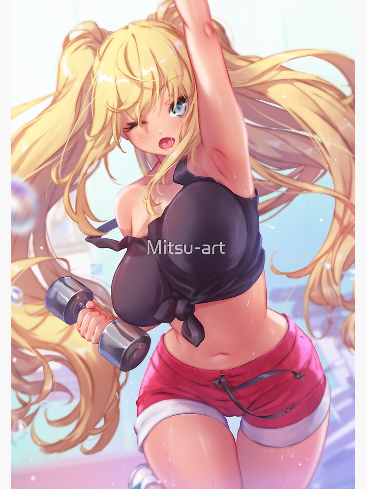 Hibiki Sakura | Dumbbell nan-Kilo moteru by Mitsu-art