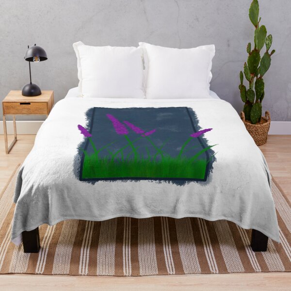 Item preview, Lavender blooms at night designed and sold by AbicArtsStudio.