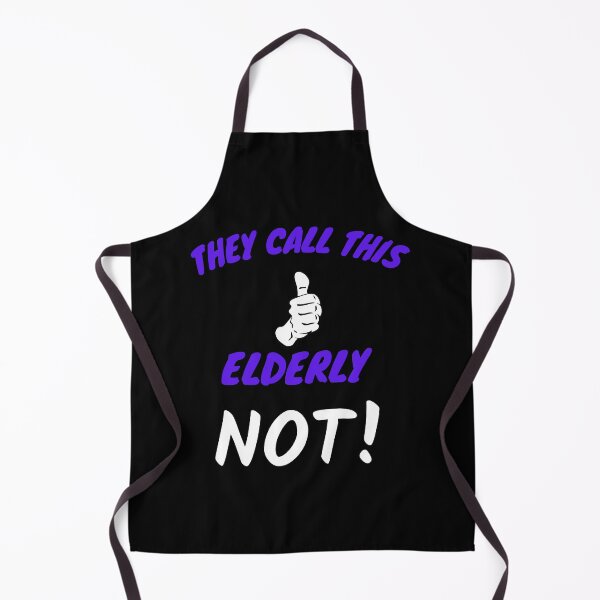 Item preview, They Call This Elderly-Black Background designed and sold by Trendi61.