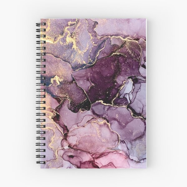 Item preview, shades of purple and gold smokey marble  designed and sold by HadeeeeL.