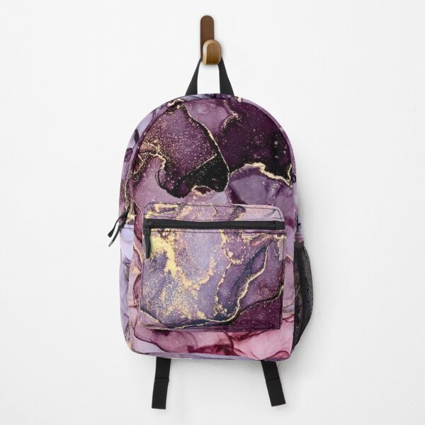 Item preview, shades of purple and gold smokey marble  designed and sold by HadeeeeL.