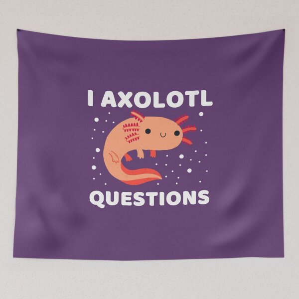 Item preview, I AXOLOTL QUESTIONS #4 designed and sold by SalahBlt.