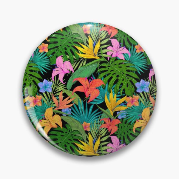 Item preview, Tropical leaves floral colorful patterns designed and sold by Nishad4.