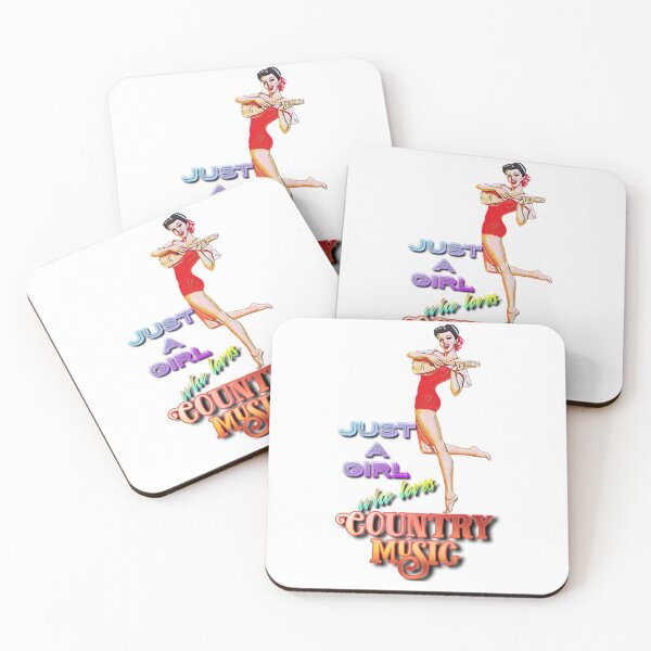 Item preview, Just a girl who loves country music designed and sold by GORLOG.