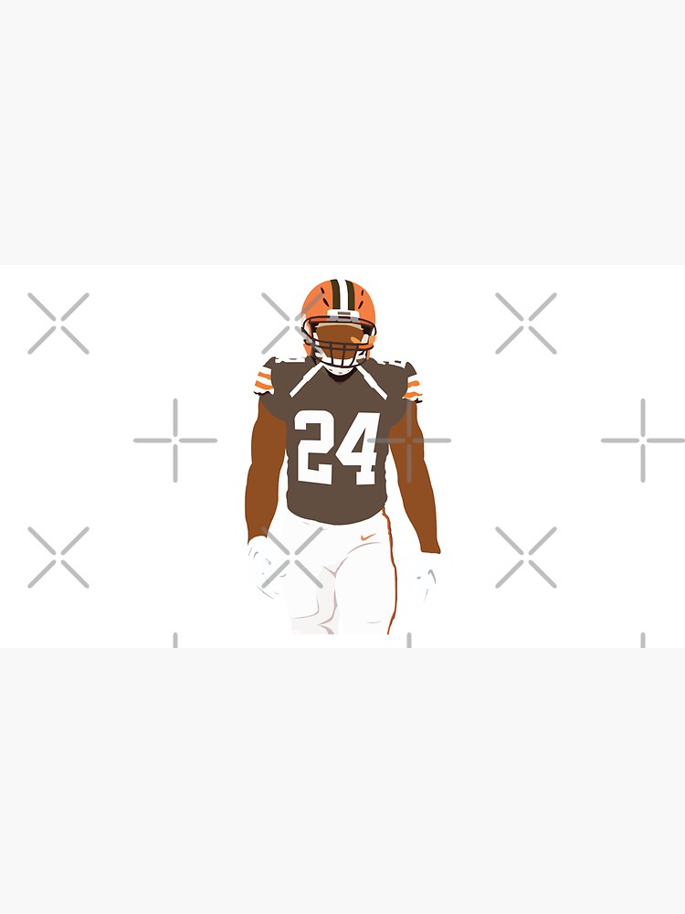 Nick Chubb!  Sticker for Sale by Amy Snively