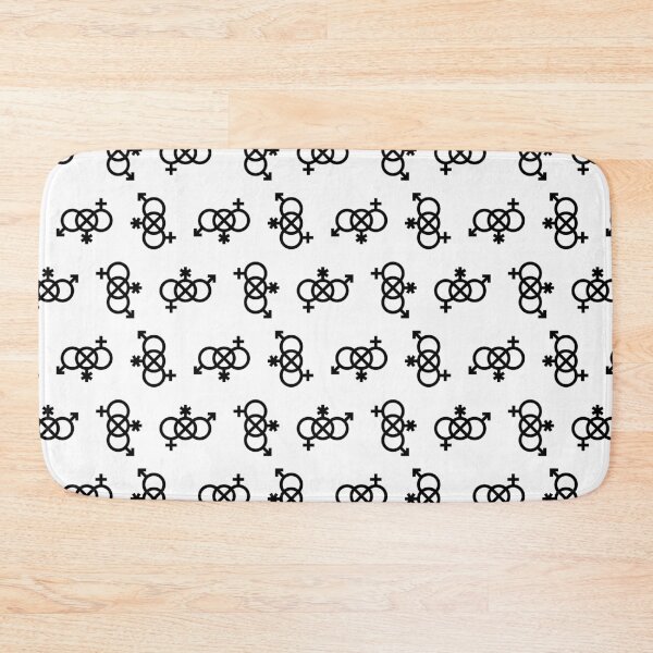 Item preview, alt bi, interlocking symbols in black designed and sold by Skyler Orion X.