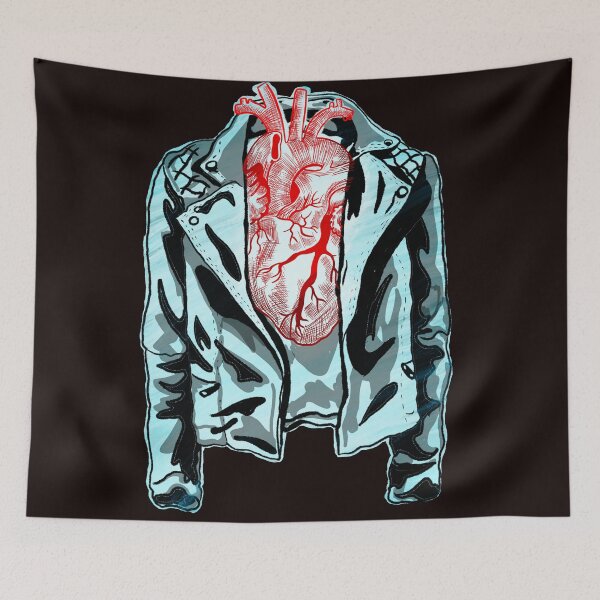Item preview, Leather Jacket Heart designed and sold by MqBelle.