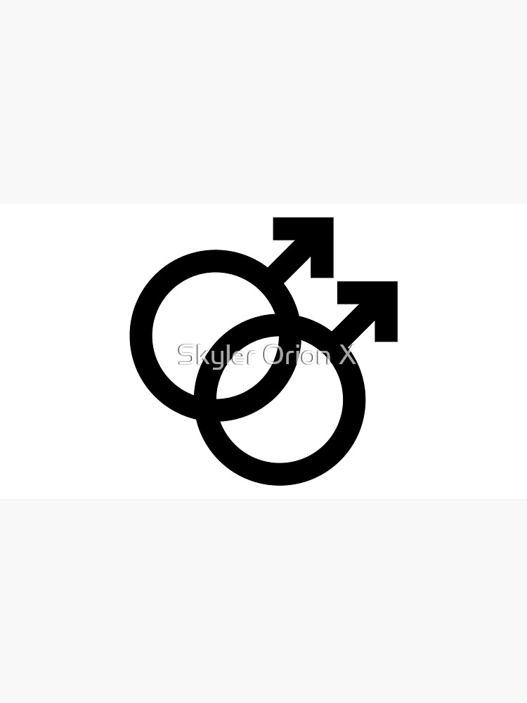 mlm, interlocking symbols in black by fc13empire