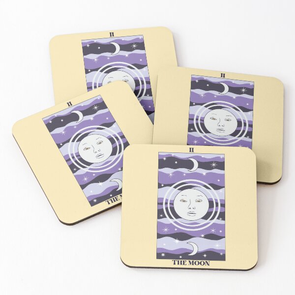 Item preview, II. The Moon Tarot Card designed and sold by mysticalgraphic.
