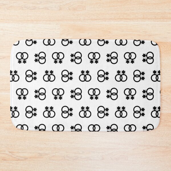Item preview, nblnb, interlocking symbols in black designed and sold by Skyler Orion X.