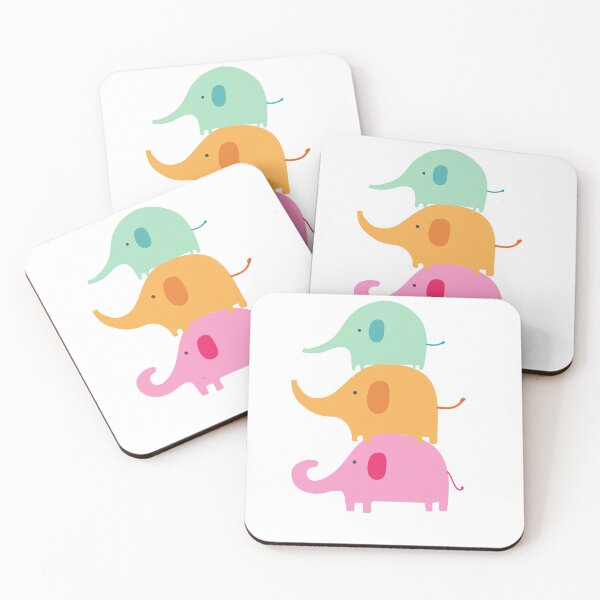 Item preview, cute elephants designed and sold by artbyrosse.