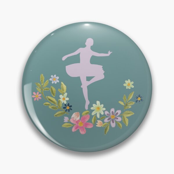 Item preview, Floral Ballerina- Light Teal Edition designed and sold by Megan-Alice.