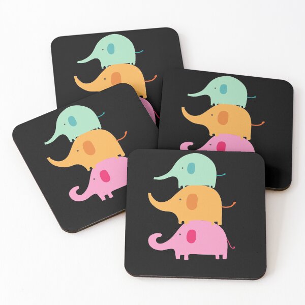 Item preview, cute elephants designed and sold by artbyrosse.