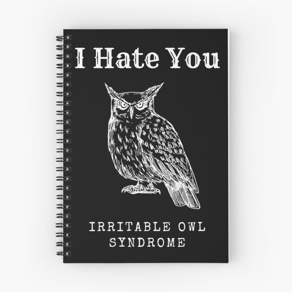 Item preview, Síndrome de búho irritable designed and sold by weirdrelatives.
