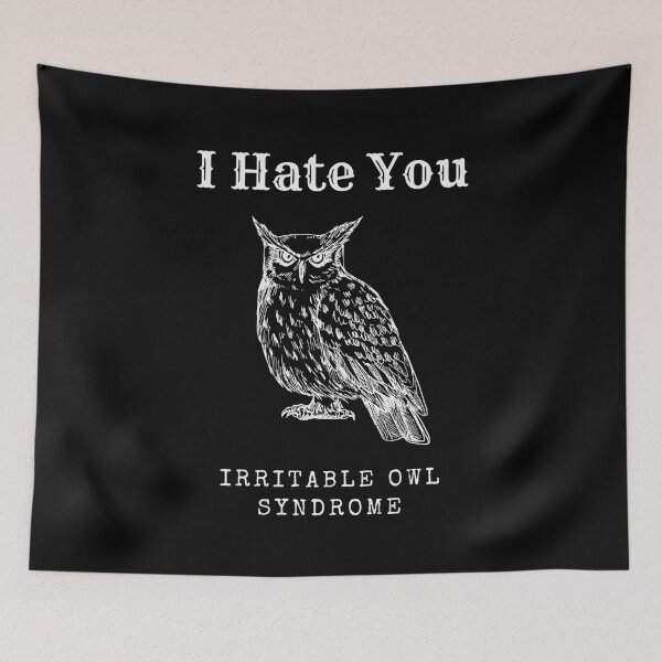 Item preview, Irritable Owl Syndrome designed and sold by weirdrelatives.