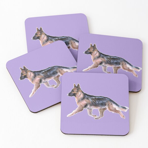 Item preview, German Shepherd Dog Art Painting designed and sold by Charlotte Yealey.