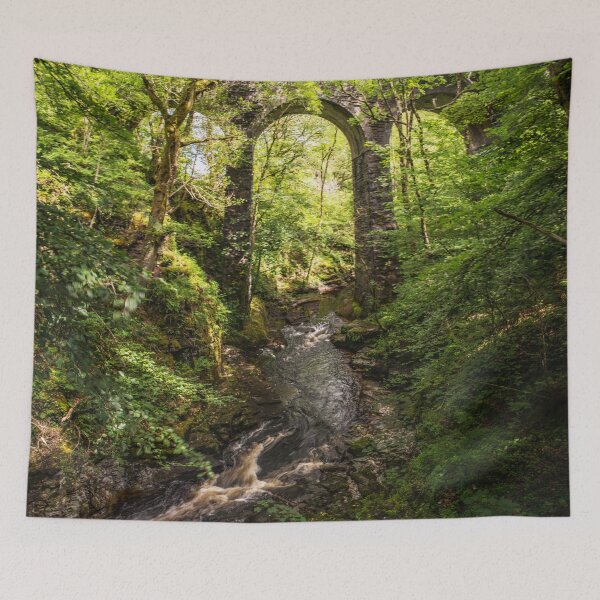 Item preview, Cynfal River and Viaduct designed and sold by LluniauDafyddEm.