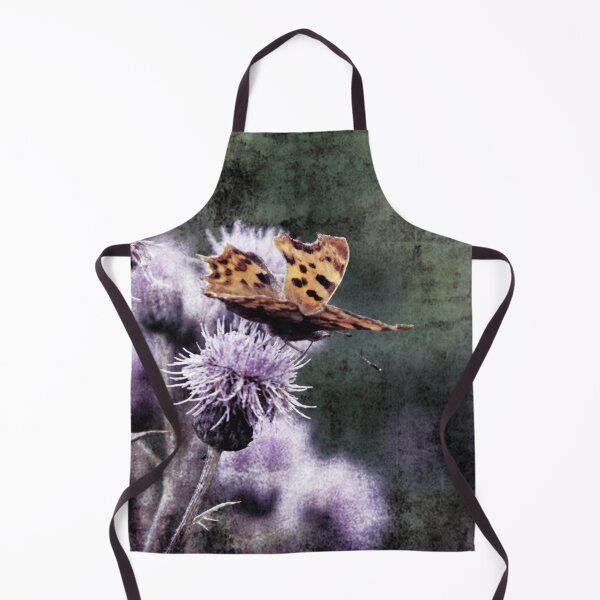 Item preview, Comma butterfly settled on a thistle designed and sold by phutball.