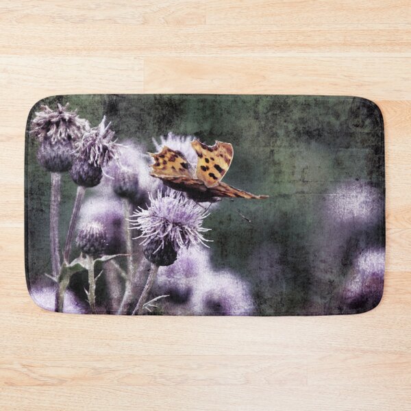 Item preview, Comma butterfly settled on a thistle designed and sold by phutball.