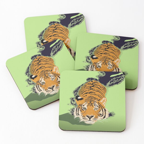 Item preview, Tiger king of Sunderban designed and sold by OkopipiDesign.