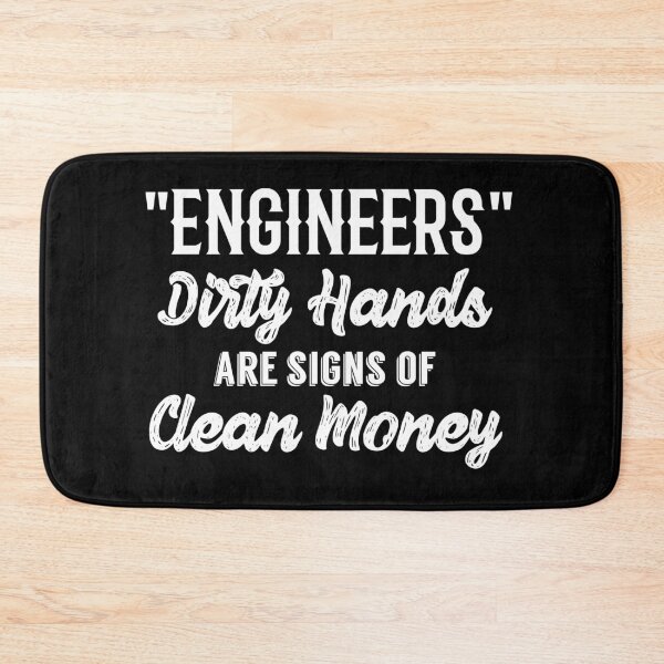 Item preview, Dirty hands are signs of Clean Money designed and sold by Honeybee Designs.