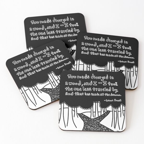 Item preview, The Road Not Taken Poem Illustration  designed and sold by Ashley Kincaid.