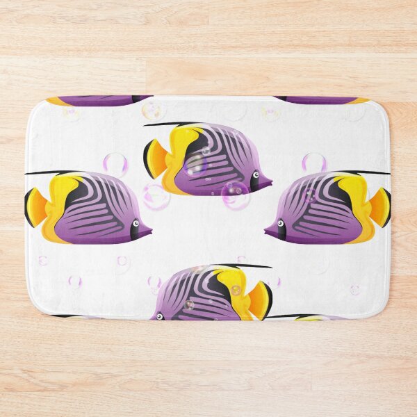 Item preview, Colorful fish and bubbles designed and sold by rahman-7.