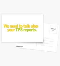 Office Space - We need to talk about your TPS reports. Postcards