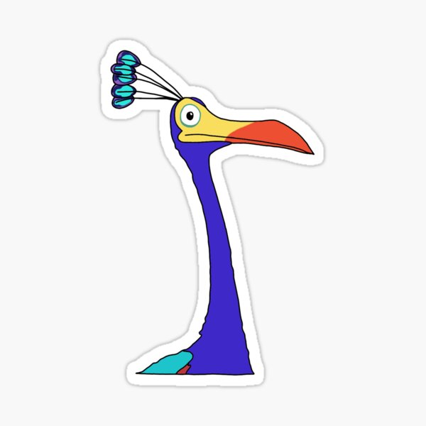 Goofy Opila Bird Sticker for Sale by snowblosm