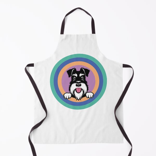 Item preview, Target - silver and black schnauzer designed and sold by Buzby Bluebeard.