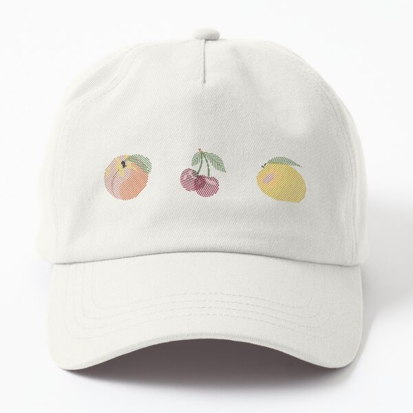 Peach, cherries, mango. Dad Hat