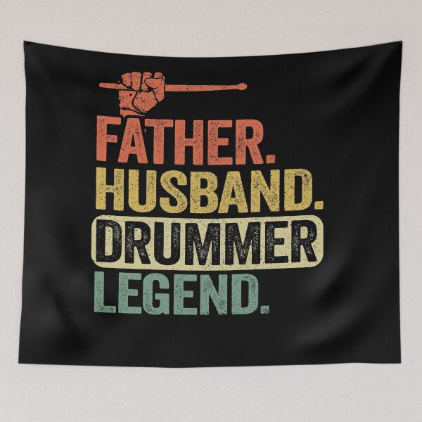 Item preview, Father Husband Drummer Legend Vintage Drums Dad Gift designed and sold by Stronzi.