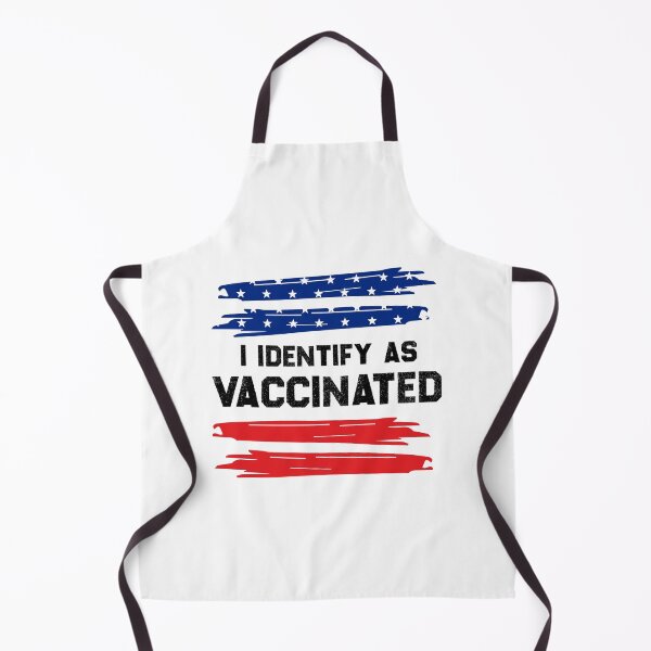 Item preview, i identify as vaccinated - US Flag -  2021 2022 designed and sold by redblackline.