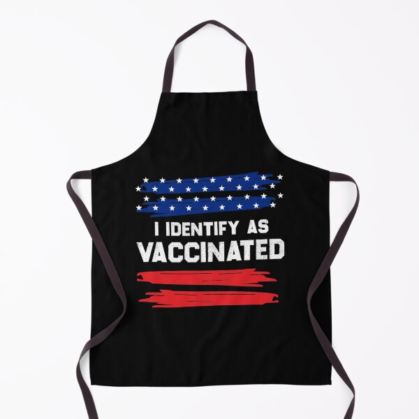 Item preview, i identify as vaccinated - US Flag -  2021 2022 designed and sold by redblackline.