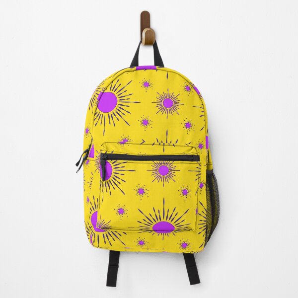 Item preview, Purple Yellow Gold Starburst Sunburst Pattern designed and sold by QuidnuncDesigns.