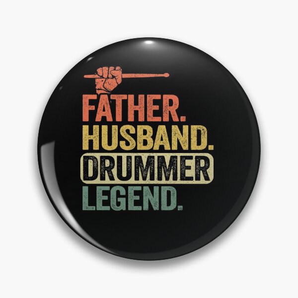 Item preview, Father Husband Drummer Legend Vintage Drums Dad Gift designed and sold by Stronzi.