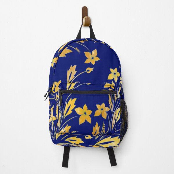 Item preview, golden floral pattern | original abstract design designed and sold by Design Repo.