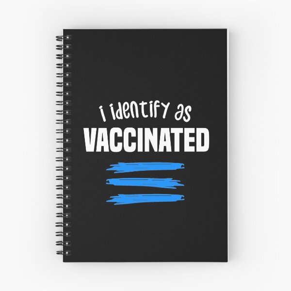 Item preview, i identify as vaccinated 2021 2022 - BLine designed and sold by redblackline.