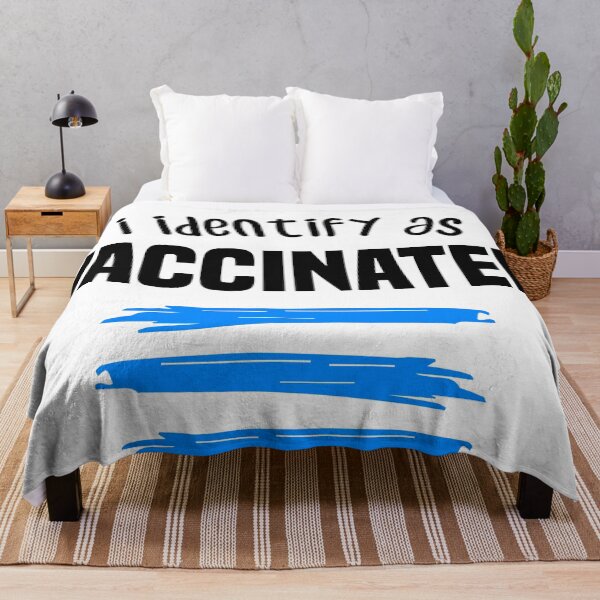 Item preview, i identify as vaccinated 2021 2022 - BLine designed and sold by redblackline.